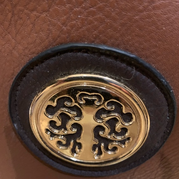 KMO tote bag, brown,18x12, multiple pockets on the inside. Never used, like new - Picture 3 of 3